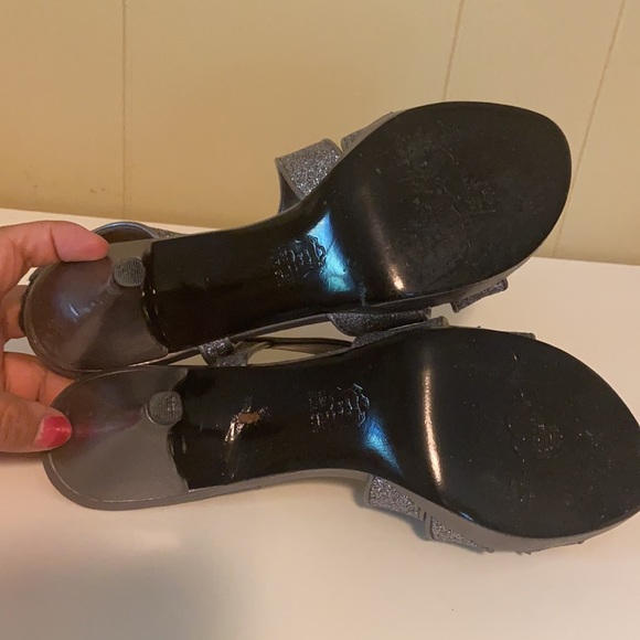 Nina pewter Nolga heels - Picture 2 of 5